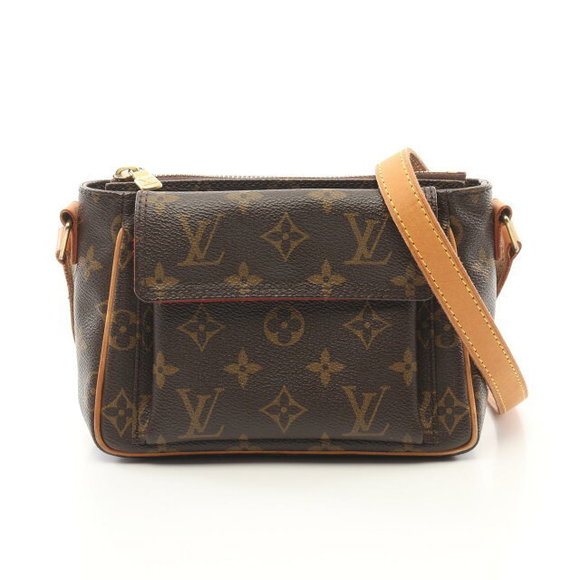 Louis Vuitton Viva Cite Shoulder Bag Leather Monogram Brown - Picture 1 of 7